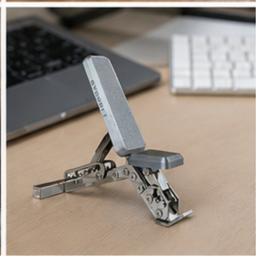 Customer photo showing WDER mini gym equipment model in home, desk, or shelf display scene 7